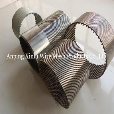 China Customizable Johnson wedge wire Water Well Sceren Pipe with V Wire For Sand Control for sale
