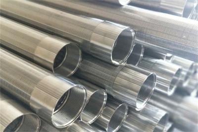 Chine 304 tuyau de accouplement fileté par fil du tuyau 114mm V d'écran d'acier inoxydable à vendre