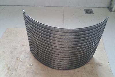 China DSM 45° - arco de la pantalla del tambor del alambre de la cuña 120° que tamiza la malla de alambre en venta