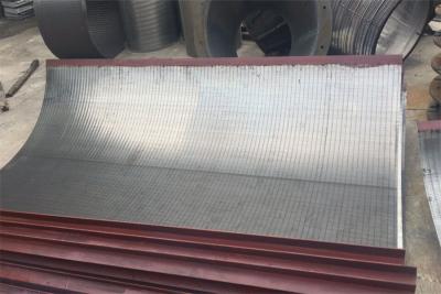 China Malha da tela peneirando de processamento mineral SS316L de Johnson Static Wedge Wire Screen à venda