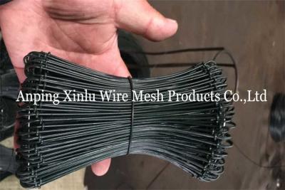 China Fios de ligação de barras de duplo laço revestidos de PVC revestido Q235 BWG16 10cm de comprimento à venda