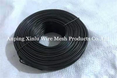China 16 Gauge Black Annealed Tie Wire Anti Corrosion 1mm - 2mm Diameter Double Loop Rebar Binding Wire for sale
