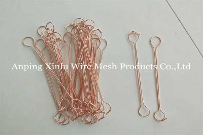 China 3 - 12 Inch Metal Copper Twin Wire double loop Bar Tie 350 - 550mpa Anti Rust Galvanized Rebar Tie Wire for sale
