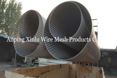 China Tubulação de filtro de aço inoxidável da tela de 304 Vee Wire Continuous Slot Strainer à venda