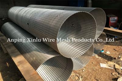 China Tubulação de filtro de aço inoxidável da tela de 304 Vee Wire Continuous Slot Strainer à venda