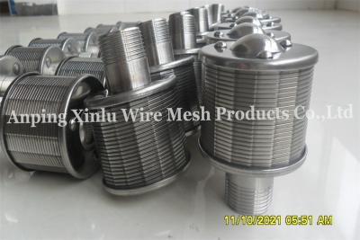 Cina 53mm M24 Johnson Wire Strainer Nozzle For un filtro a carbone attivo in vendita