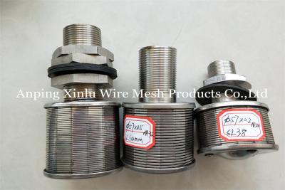 China Bocal de aço inoxidável de Johnson Wedge Wire Water Screen para o filtro de areia à venda