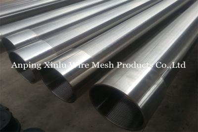 China 8-5/8” 304/316 filtro para pozos de acero inoxidable del agua del alambre de la cuña 50bar para el abastecimiento de agua en venta