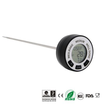 Chine Le thermomètre indiqué rapide de forme ronde, instant a indiqué le thermomètre de cuisson avec le protecteur de silicone à vendre