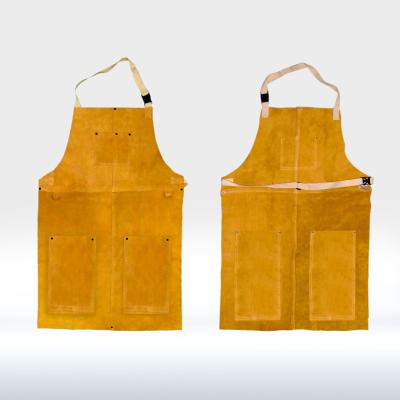 China Barber Butcher Pockets Apron BBQ Tools 100% Leather Materials Fashion Designing for sale