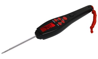 China IPX4 Waterproof Digital Grill Thermometer With Backlight And Plastic Holder for sale