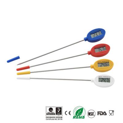 China LCD Screen Liquid Food Thermometer , Professional Food Thermometer -14 - 122℉ for sale