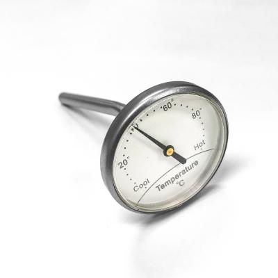 China Bended Boiler Water Heater Thermometer , Fast Read Thermometer 1.6