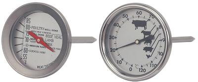 中国 非常に耐久のダイヤル肉温度計セットは、読まれた温度計のバイメタルのタイプ絶食します 販売のため