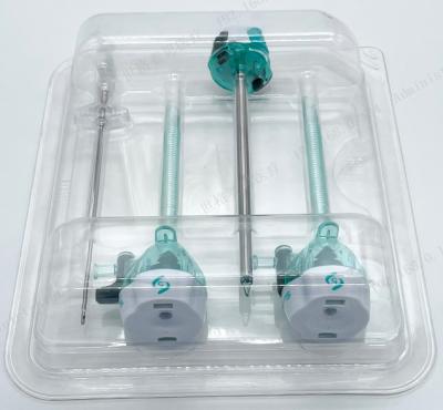 China grupo ótico de Trocar Kit Single Port Surgical Trocar da laparoscopia descartável de 5mm à venda