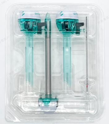 Chine Le CE a marqué le kit Laparoscopic de 12mm Trocar pour l'ensemble jetable de Trocar de chirurgie à vendre