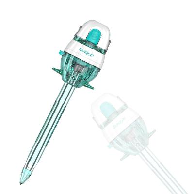 China 10mm Laparoscopy Surgical Trocar and Cannula Disposable Optical Trocar for sale