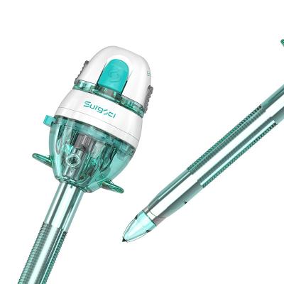 中国 セリウムはLaparoscopyの外科のための10mmの光学先端使い捨て可能なLaparoscopic Trocarsを証明した 販売のため