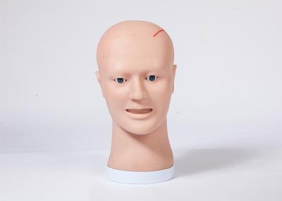 China Debridement And Suturing Training / Teaching Clinical Simulation Human Head Model for sale