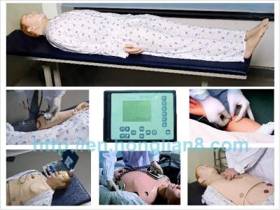 China Advanced Adult Full-body Male Nursing Model with ECG , Auscultation Sound , CPR , BP for sale