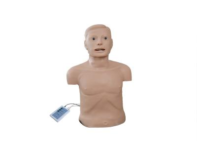 China Adult Half Body Intubation CPR First Aid Manikins for sale