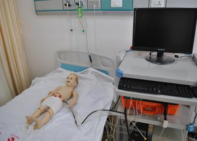 China Intelligent ACLS Baby First Aid Manikins with BVM for Hospitals , Colleges Training for sale