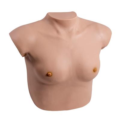 China Soft Skin Female Breast Gynecologic Simulator Self Examination With Tumor for sale