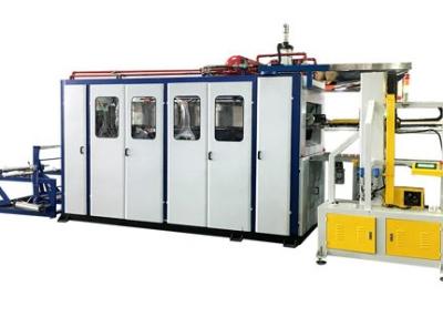 China Fully Automatic 200mm Food Container Thermoforming Machine Three Station for sale