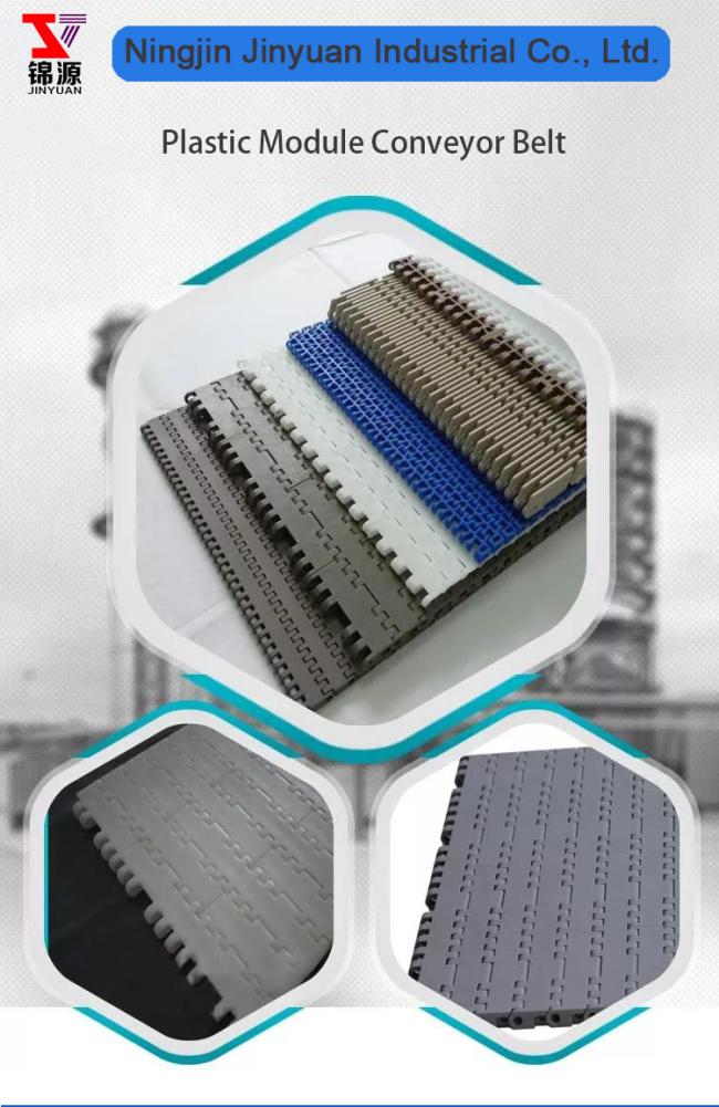 Flat Modular Plastic PVC Conveyor Mesh Belt for Food Industry