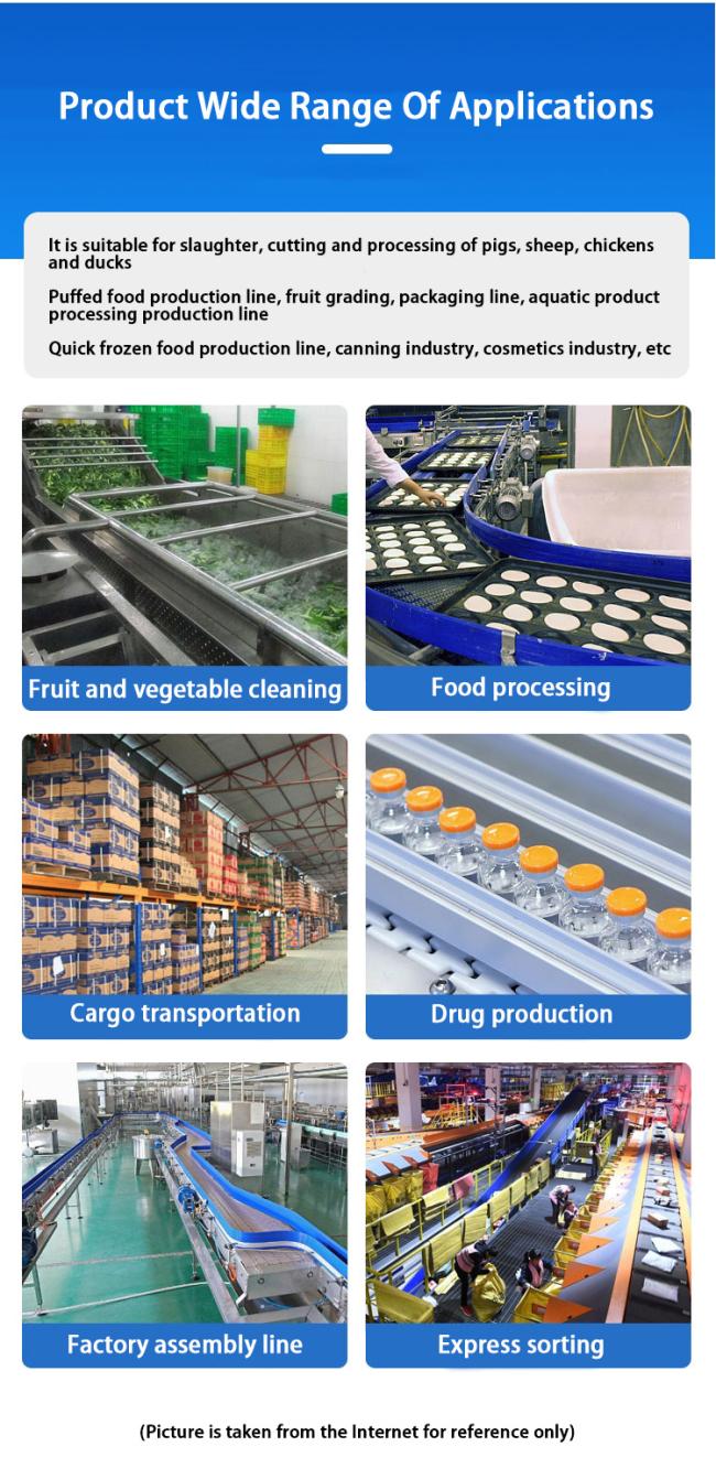 Our Modular Belt Food Conveyor Belt Different Width for Your Choice