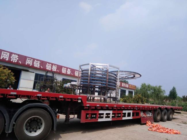 Spiral Cooling Conveyor Tower Spiral Freezer and Chiller for Food Hot Sale Bakery