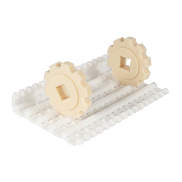 Quality OEM PVC PU Conveyor Belt Manufacturers Plastic Flat Modular Mesh Belt for sale