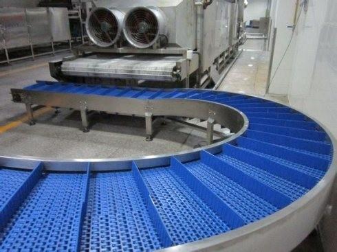 Quality Curved Modular Chain Belt Conveyors for sale