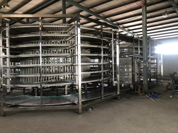 Quality Spiral Cooling Conveyor Tower Spiral Freezer and Chiller for Food Hot Sale for sale