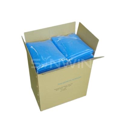 China Hospital Disposable Bed Sheet 0.8mx2.1m Water Resistant Sms Non Woven Fabric for sale