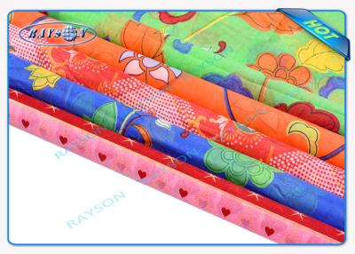 China Multi - Color Printing Embossed Spunbond Non Woven Fabric Anti - Bacterial For Mattress Fabric for sale