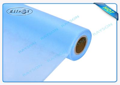 China Tela no tejida azul 40GSM/blanca disponible de los muebles antibacteriana para el uso médico en venta