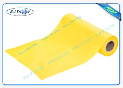 China 60g Blue And White Spun bond Polypropylene Non Woven Fabric Flat Water Smooth Surface Repellent for sale
