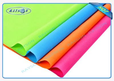 China Red Orange Colorful PP Spunbond Non Woven Fabric Shopping Bag Making Material for sale