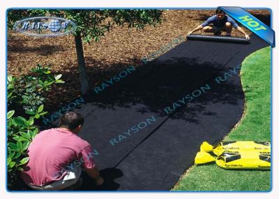 China 40gsm Black Non Woven Landscape Fabric for Garden Cover , 1.5 % UV - Resistance for sale