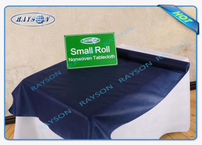 China Dark Blue Color 60gram Oil / Penetration Resistant PP / PE Coated Tablecloth For Household for sale