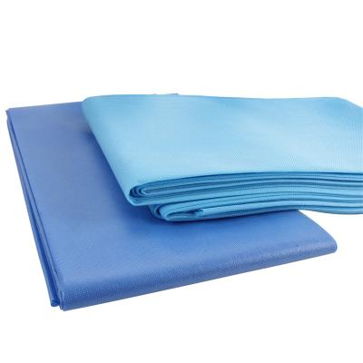China Eco Friendly Pure Color Spunbond Mateiral Non Woven Fabric For Hospital Bed Sheets for sale