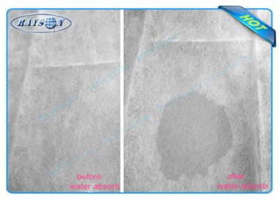 China Polipropileno hidrófilo macio super do Virgin da tela de tecelagem não de SSS 25gsm Spunbond à venda