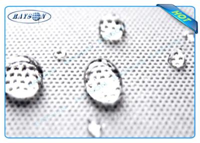 Chine De l'eau de preuve de modèle ovale de couleur de SMS textile tissé blanc non pour la manchette de jambe de serviette hygiénique à vendre