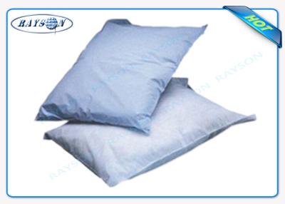 China Logo Airline Non Woven Fabric impreso empaqueta al OEM de la cubierta del reposacabezas de la cubierta de la almohada en venta