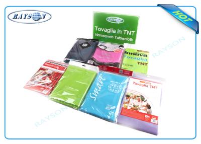 China Customized Logo Non Woven Tablecloth Pantone Color Spun Bonded Non Woven Products for sale
