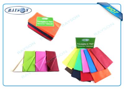 China Customized Colors and Printing Patterns Disposable Tablecloths Made from PP Non Woven for sale