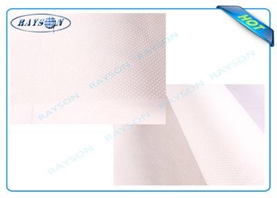 China 160cm-240cm White or Grey PP Furniture Non Woven Fabric With PVC Dot Used as Sofa or Mattress Bottom Coverings for sale