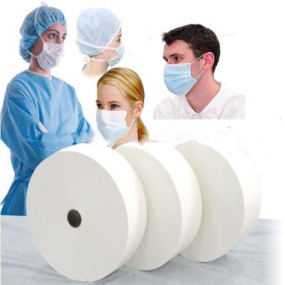 China Blue Color Hydrophobic SMMS Non Woven Fabric For Hospital Medical Gown for sale