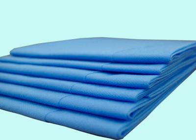 China Blue / Pink Hospital PP Spunbond Nonwoven Disposable Bed Sheet In Surgical for sale